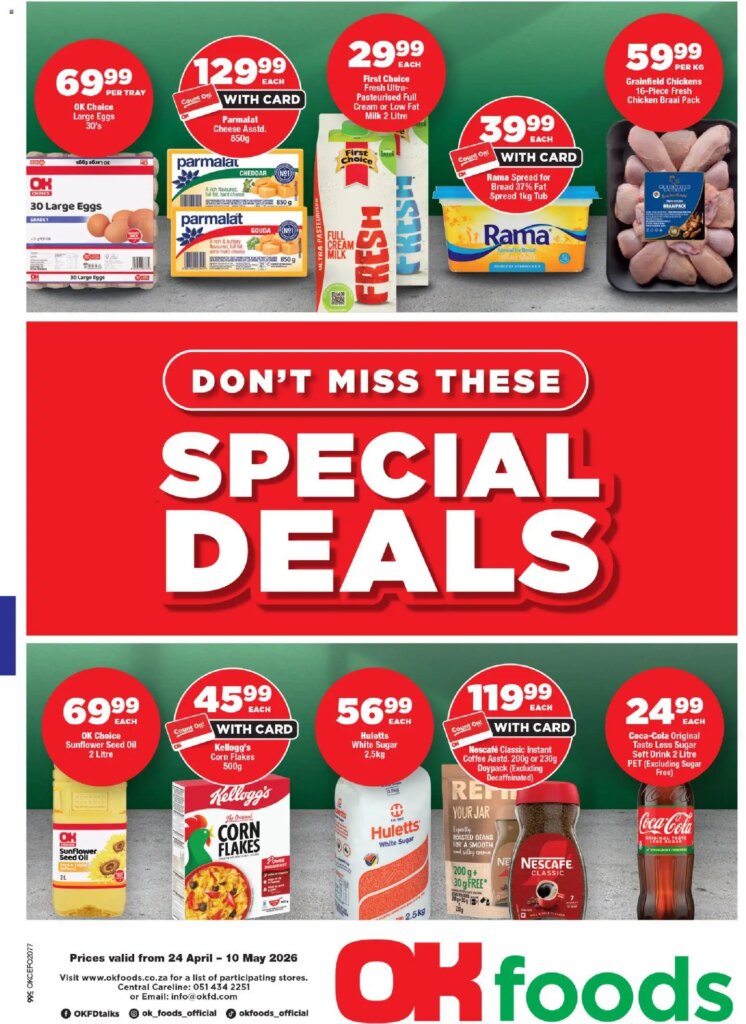 Unmissable OK Foods – Northern Cape Specials Starting 24 April 2026!