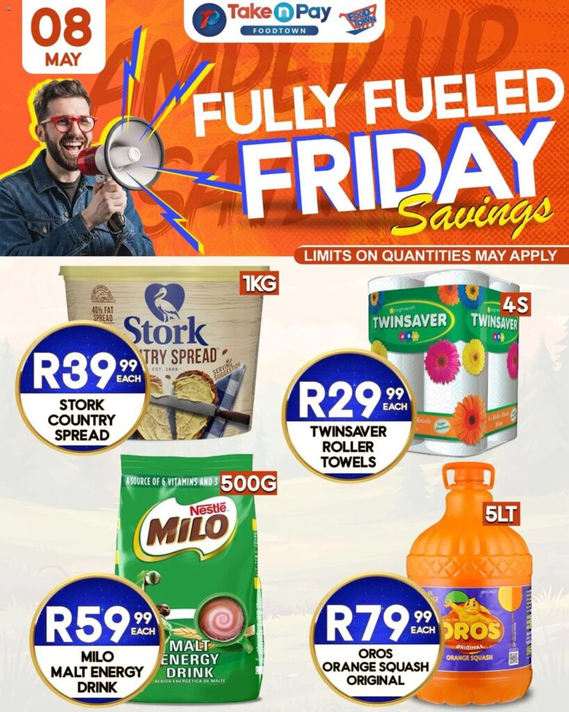 Unmissable Take n Pay Friday Specials: 08 May 2026 Savings Await!