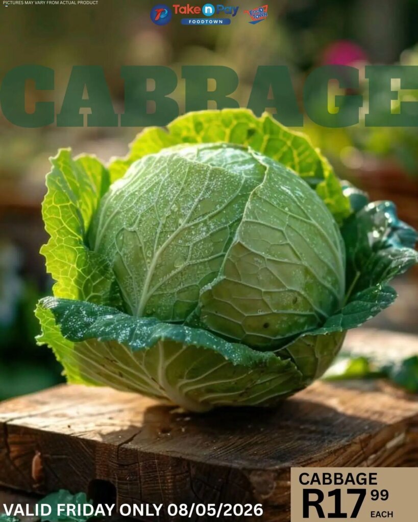 Take n Pay Cabbage and mushrooms Specials This Week - 08 May 2026 4 Take n Pay Cabbage and mushrooms Specials This Week – 08 May 2026