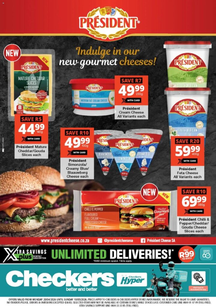 Checkers – President Promotion: Special This Week from 20 April 2026!