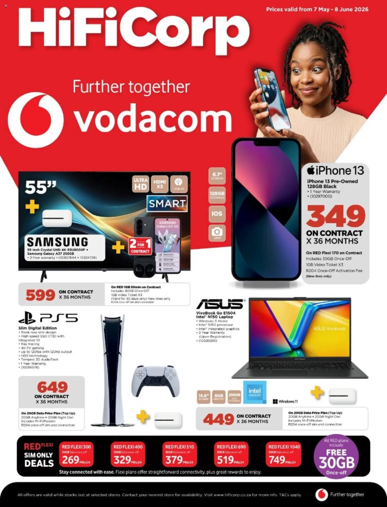 Exclusive Offers at HiFi Corp Vodacom – 07 May 2026 Special This Week!