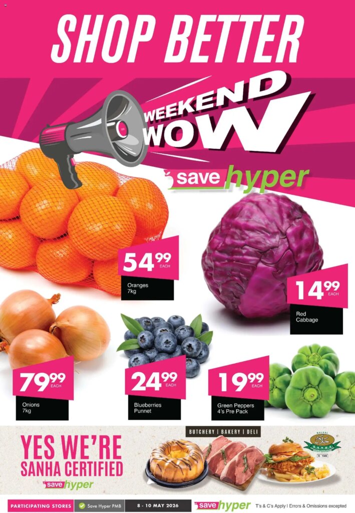 Exciting Specials This Week at Save Weekend WOW on 08 May 2026!