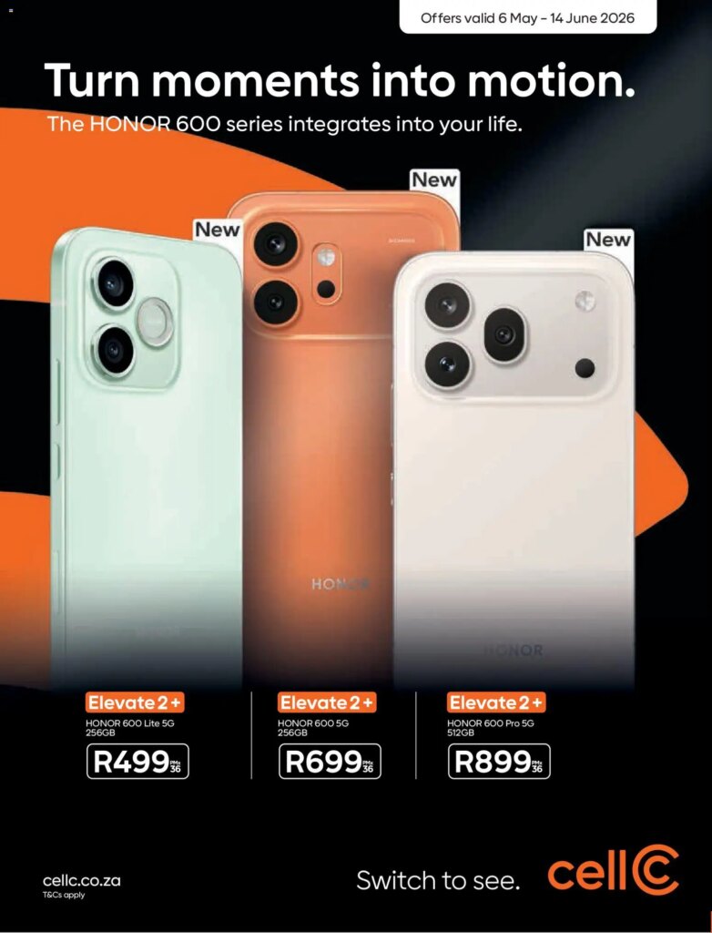 Cell C – Contract Deals: Special This Week from 06 May 2026!