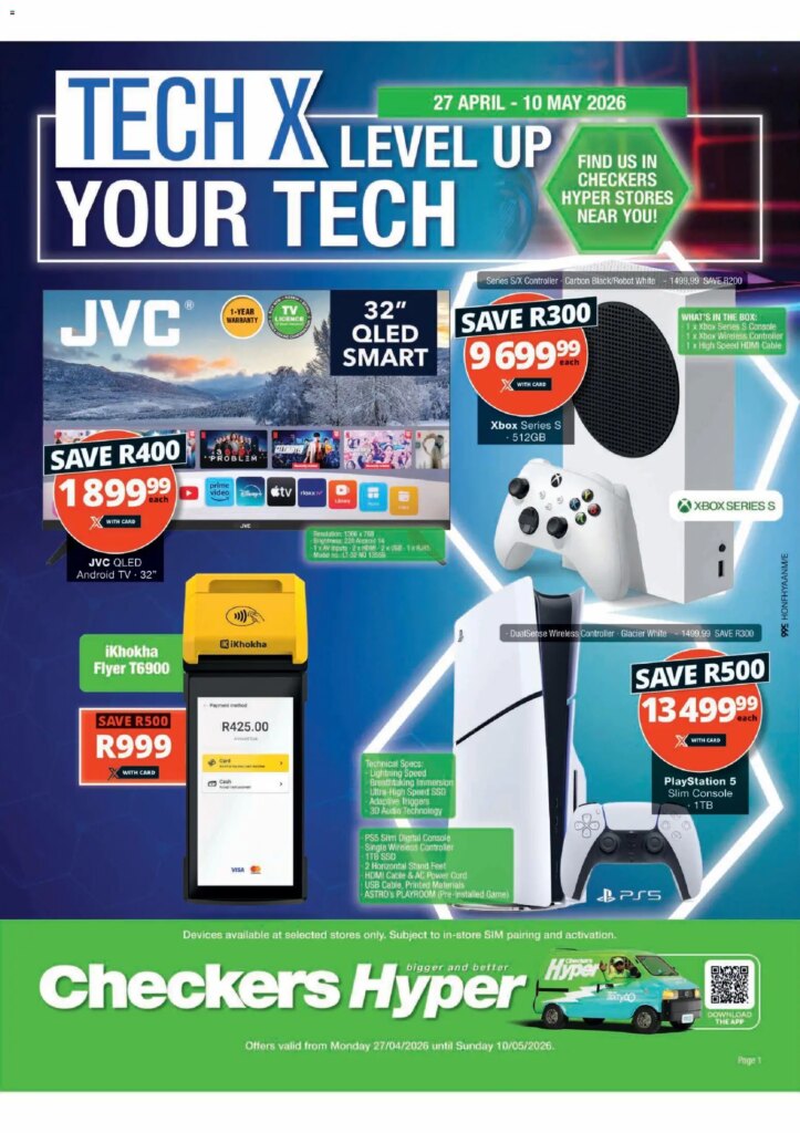 Checkers Hyper Tech X April Month-End Promotion: Special This Week 27 April 2026