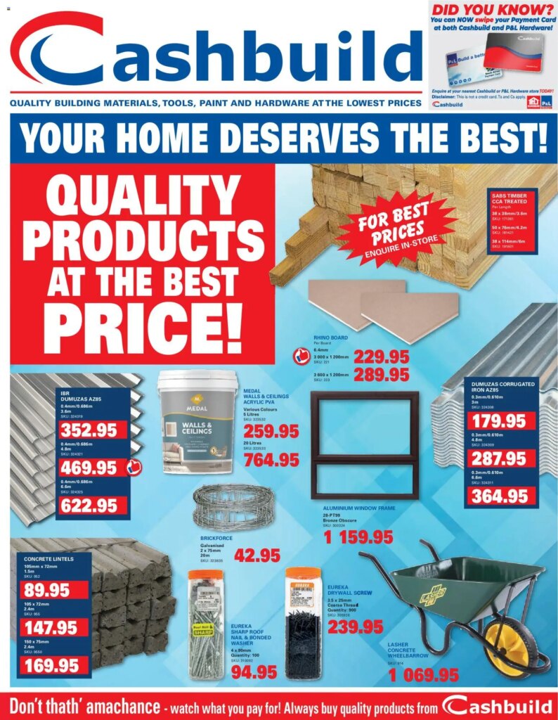 Cashbuild Eastern Cape – Catalogue: Special This Week from 20 April 2026!