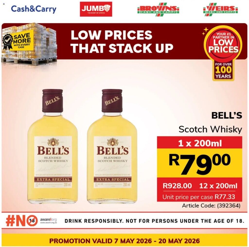 Jumbo Liquor Specials: Amazing Deals from 07 May 2026 This Week!