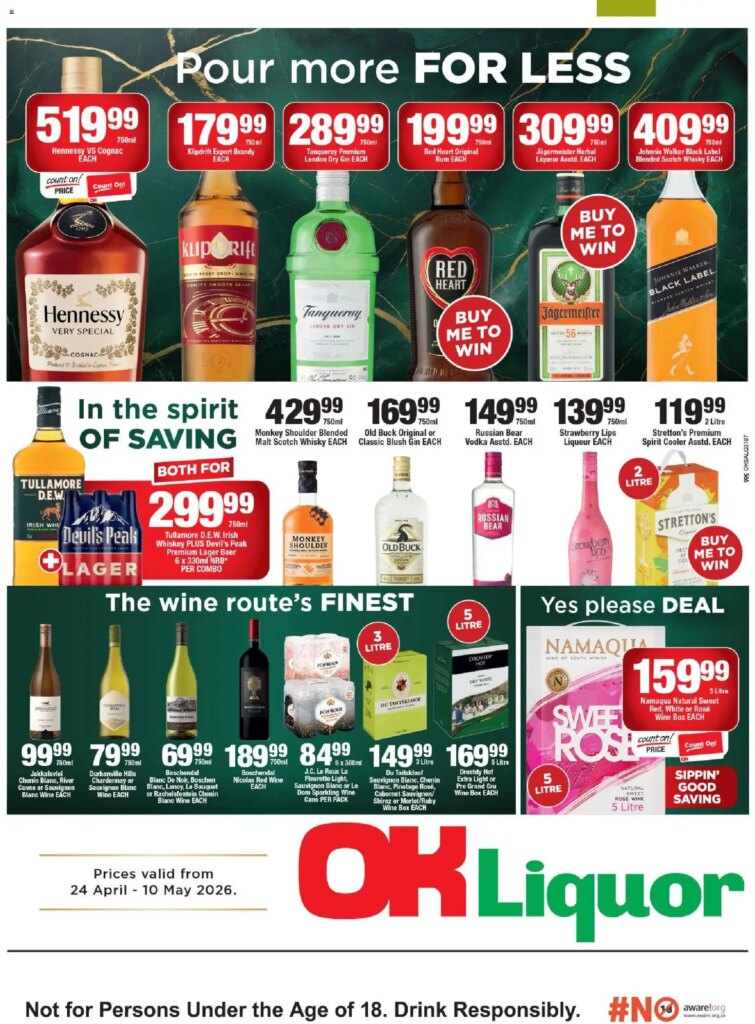 OK Foods – OK Liquor Specials This Week: Grab Yours by 24 April 2026!