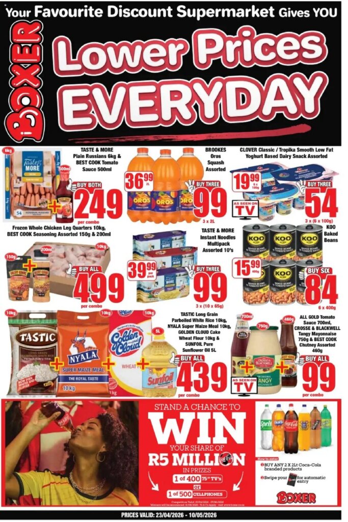 Boxer Specials: Exciting Specials This Week from 23 April 2026!