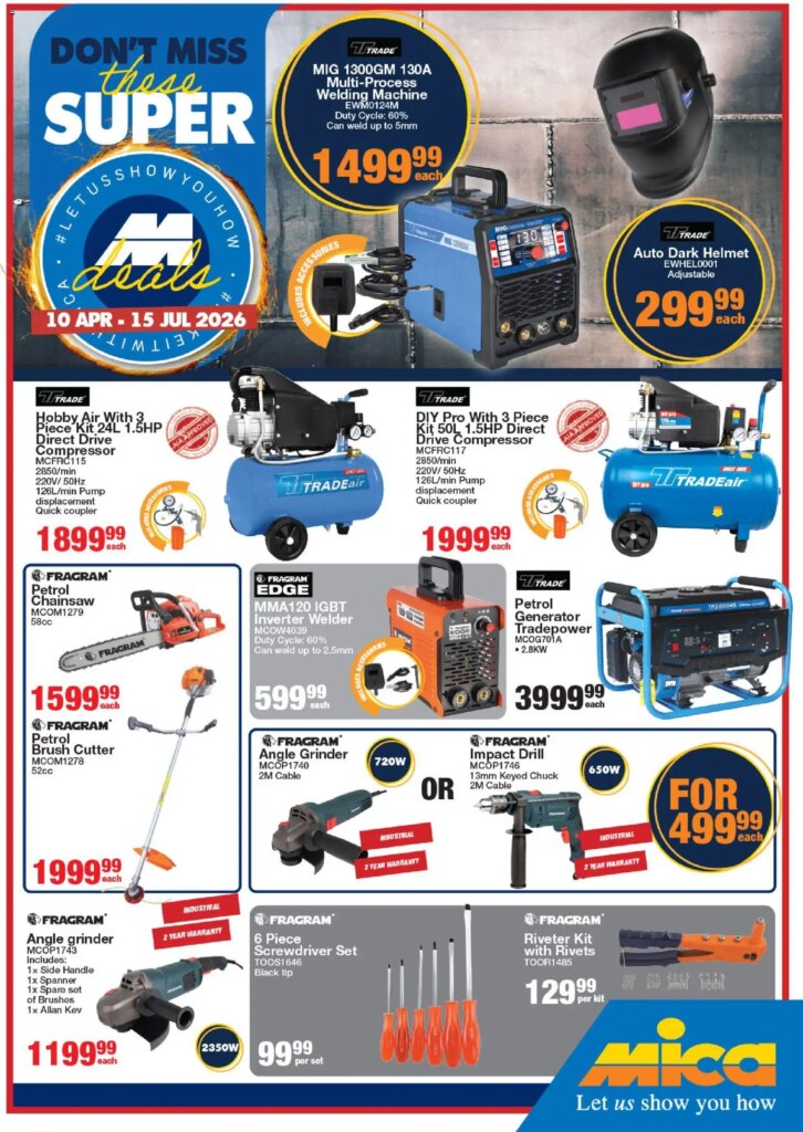 MICA – East Rand Specials This Week: 10 April 2026 Offers Await!