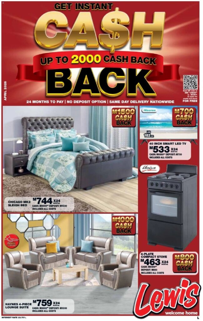 Lewis Stores Lesotho Brochure – Special This Week from 13 April 2026!