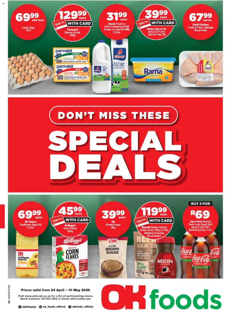 OK Foods – Gauteng Specials: Amazing Deals This Week – 24 April 2026