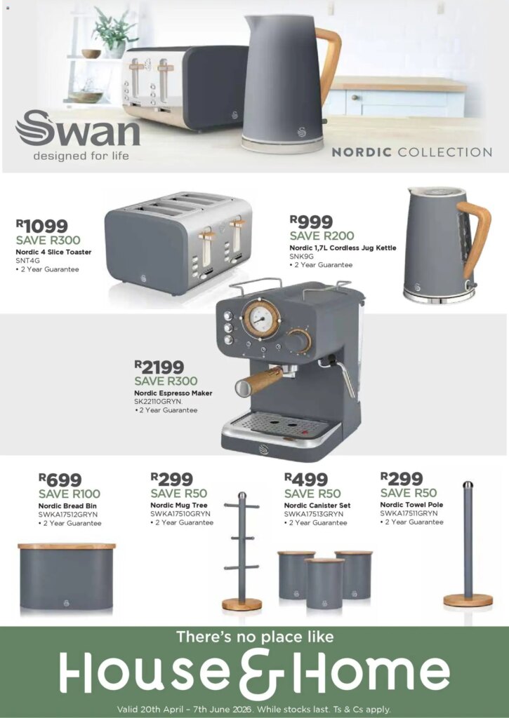 House and Home Swan Nordic Collection: Specials This Week from 20 April 2026