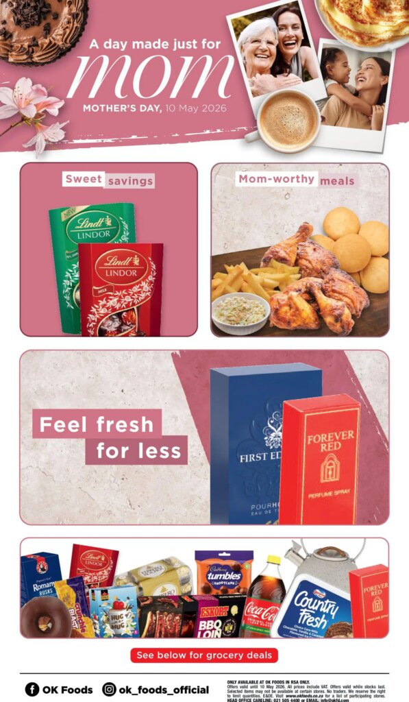 OK Foods Mother’s Day Food Specials – Amazing Deals from 27 April 2026!