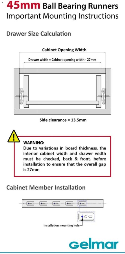 Get Savings on Gelmar – 45mm Ball Bearing Runner from 2 February 2024 – Special This Week!