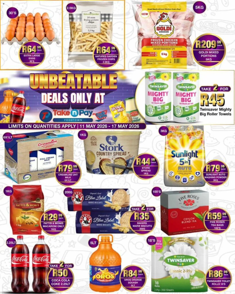 Massive Savings on Take n Pay Specials for 11 May 2026 – Shop Now!