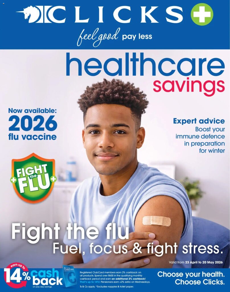 Clicks Healthcare Savings: Special This Week, 23 April 2026 Deals!