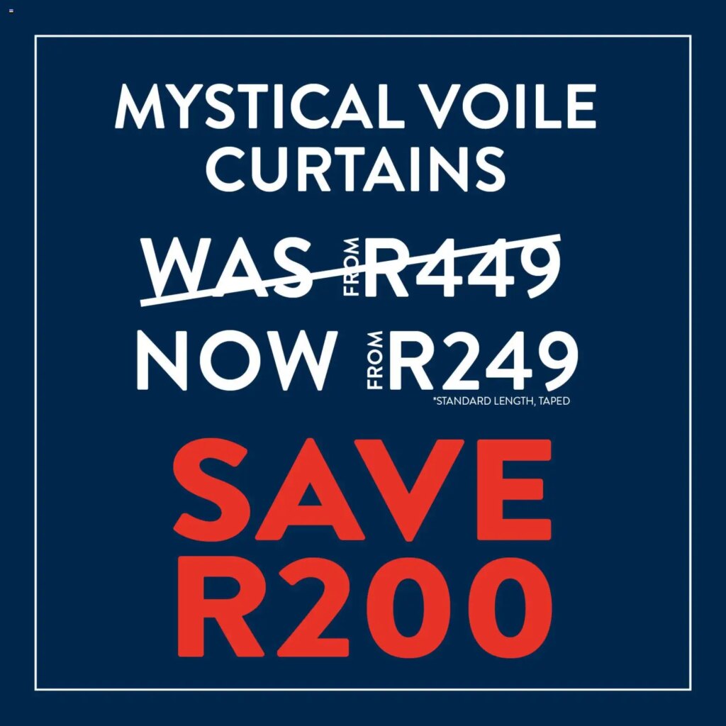 Exciting Volpes Curtains Specials for 6 May 2026 – Shop Now!