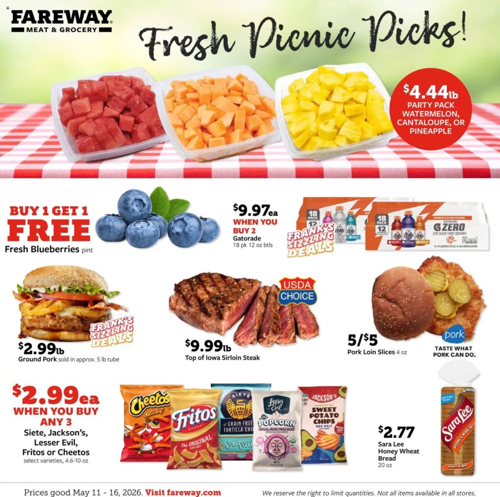 Fareway Weekly Ad This Week May 11 to May 16 2026 – Hot Offers Inside!