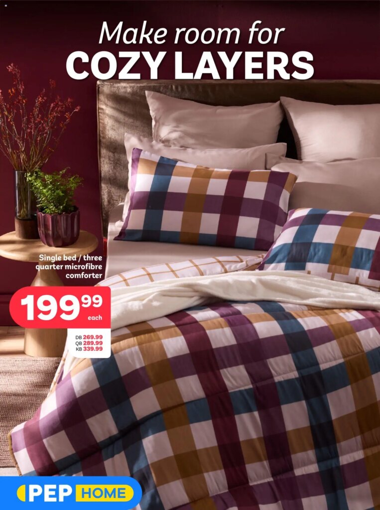 PEP Stores Home Cozy Layers & Pantry Perfection Catalogue Specials 23 April 2026