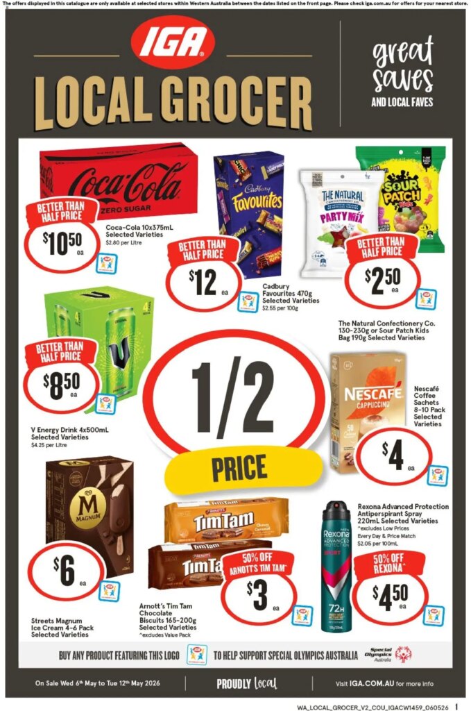 IGA Local Grocer NT/WA Catalogue This Week: May 6 2026 Deals & Specials 3 IGA Local Grocer NT/WA Catalogue This Week: May 6 2026 Deals & Specials