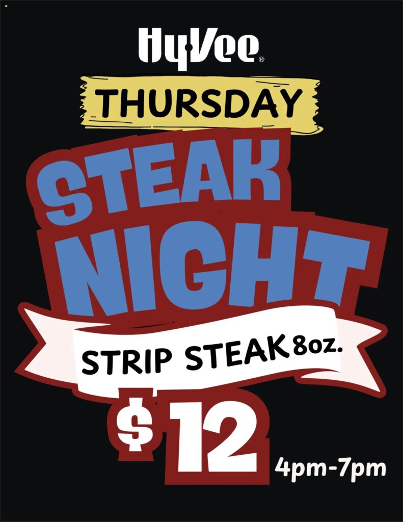 HyVee Steak Night Specials May 7 to May 26 2026 – This Week Only!