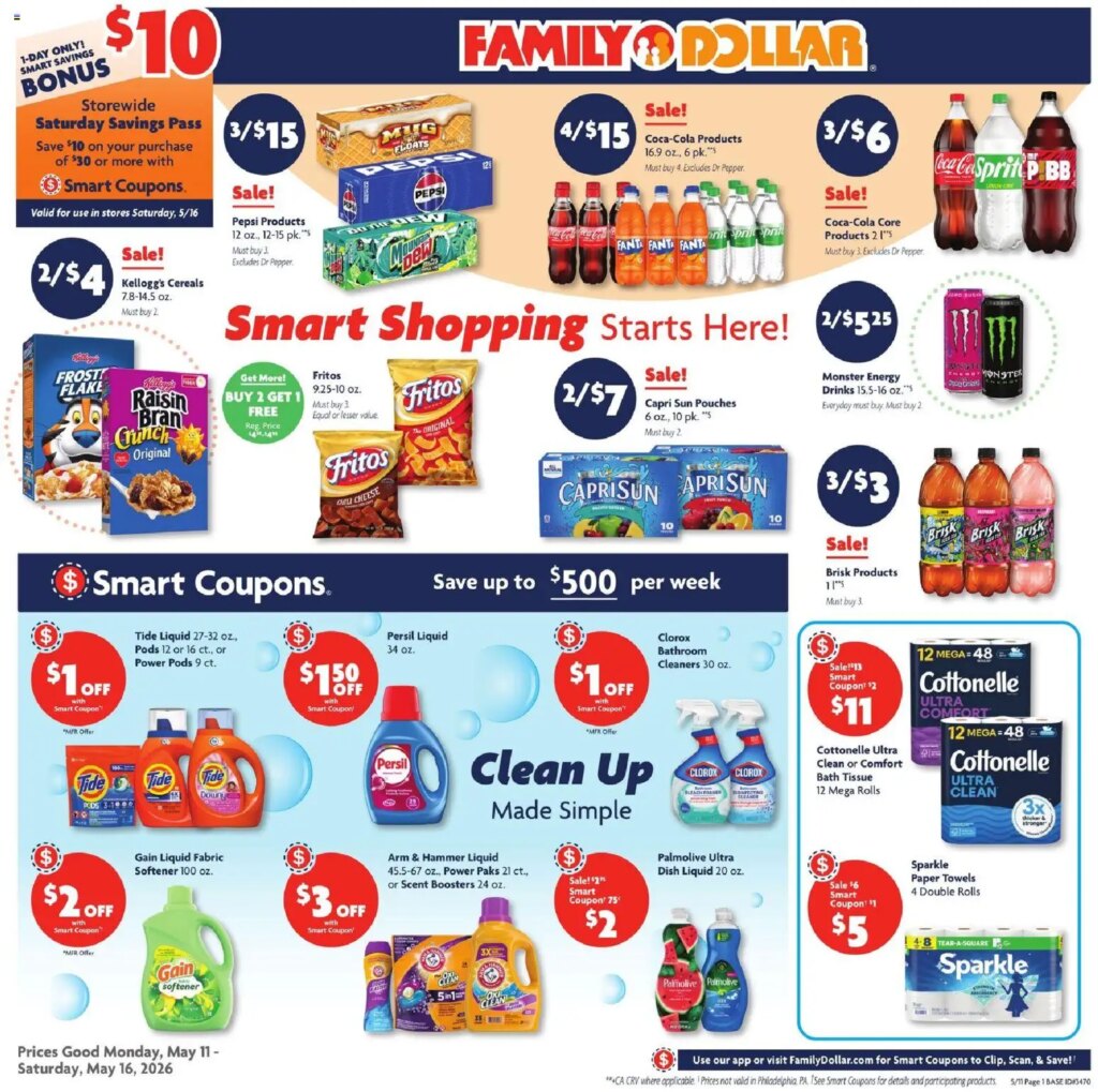 Family Dollar Weekly Ad This Week May 11 to May 16 2026 – Hot Savings Inside!
