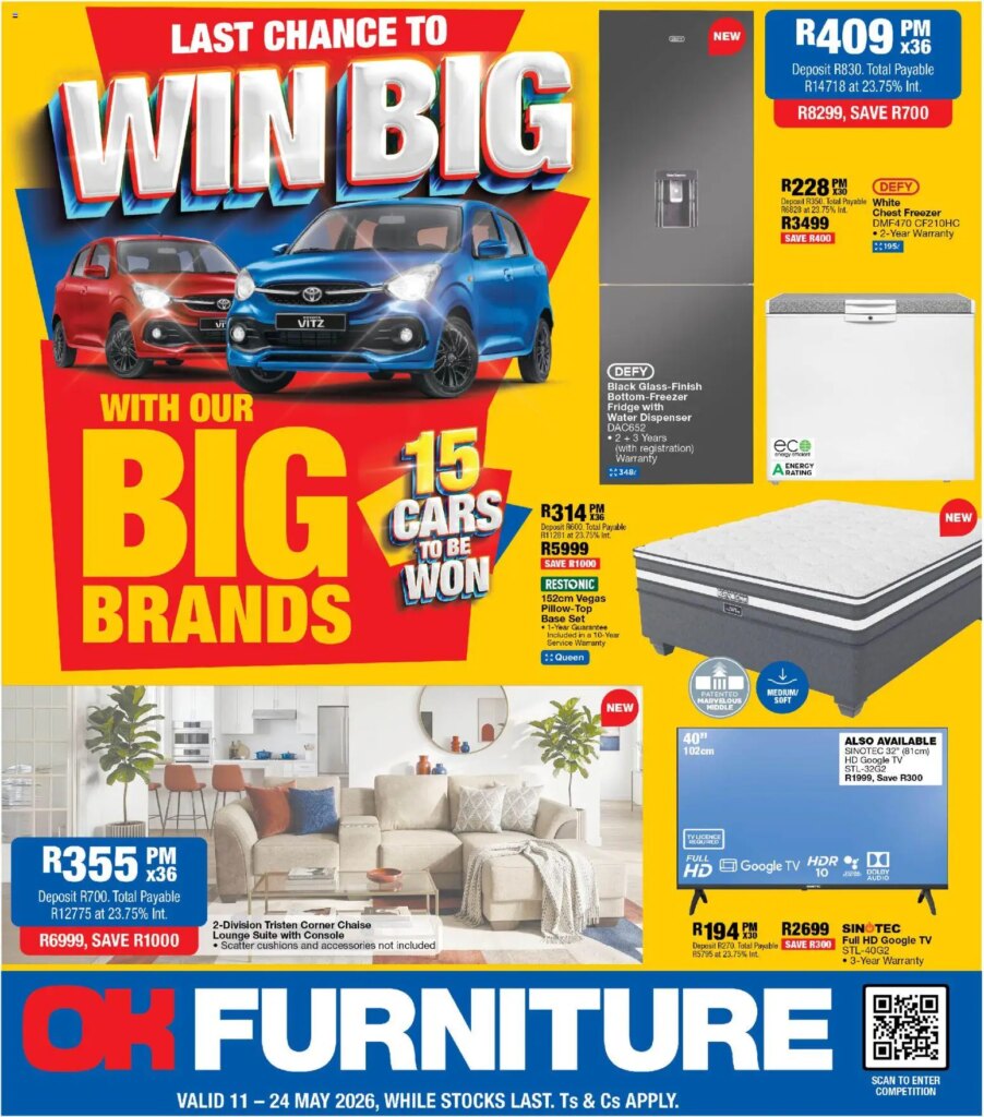 OK Furniture Catalogue: Special This Week – 11 May 2026 Offers Await!