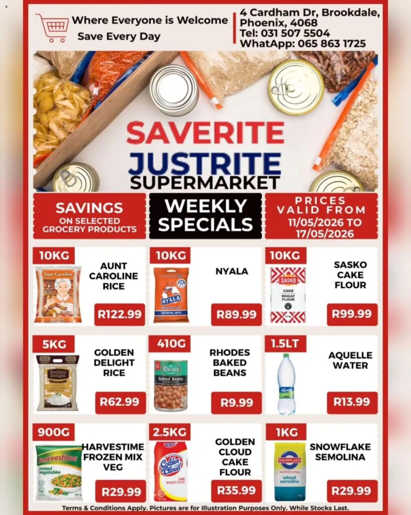 Unmissable Saverite Specials from 11 May 2026 – Grab Your Deals Now!