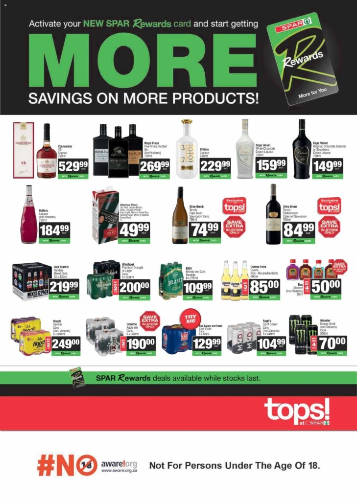 Tops at Spar Specials: Hot Deals Available from 11 May 2026!