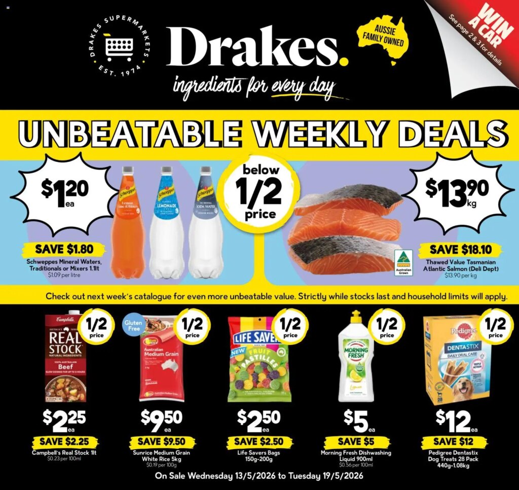 Drakes catalogue QLD Weekly Specials: May 13 2026 Deals and Savings