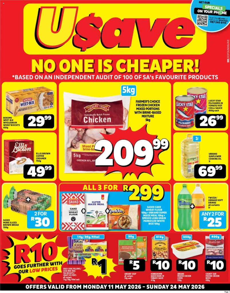 Massive Savings at Usave Eastern Cape – Specials This Week 11 May 2026!