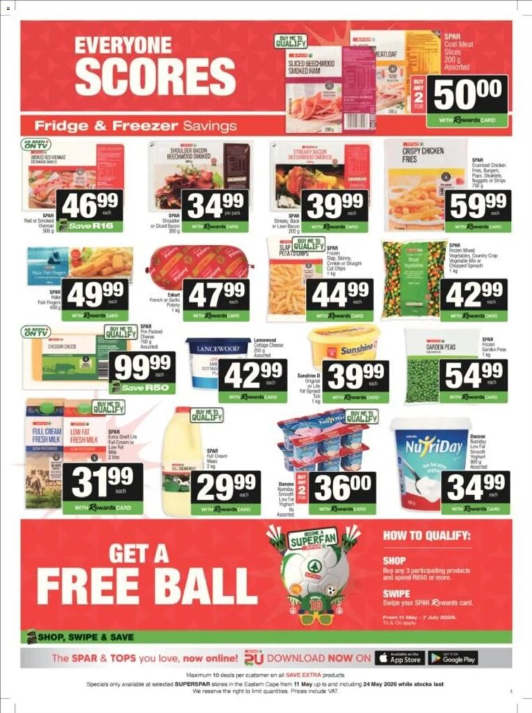 Superspar – Eastern Cape – Weekly Specials: Unmissable Deals 11 May 2026