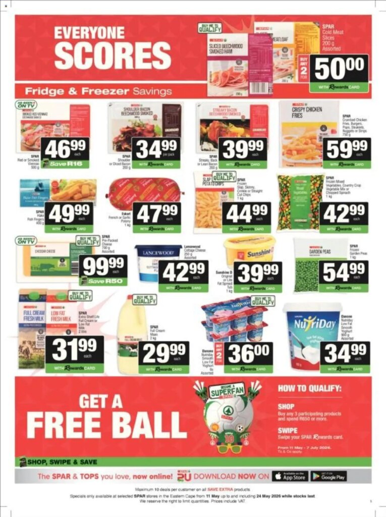 Spar – Eastern Cape: Specials This Week from 11 May 2026