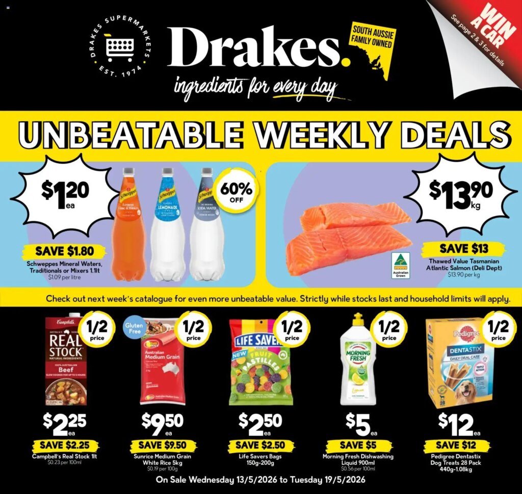 Drakes Catalogue SA: Weekly Specials Deals May 13 2026