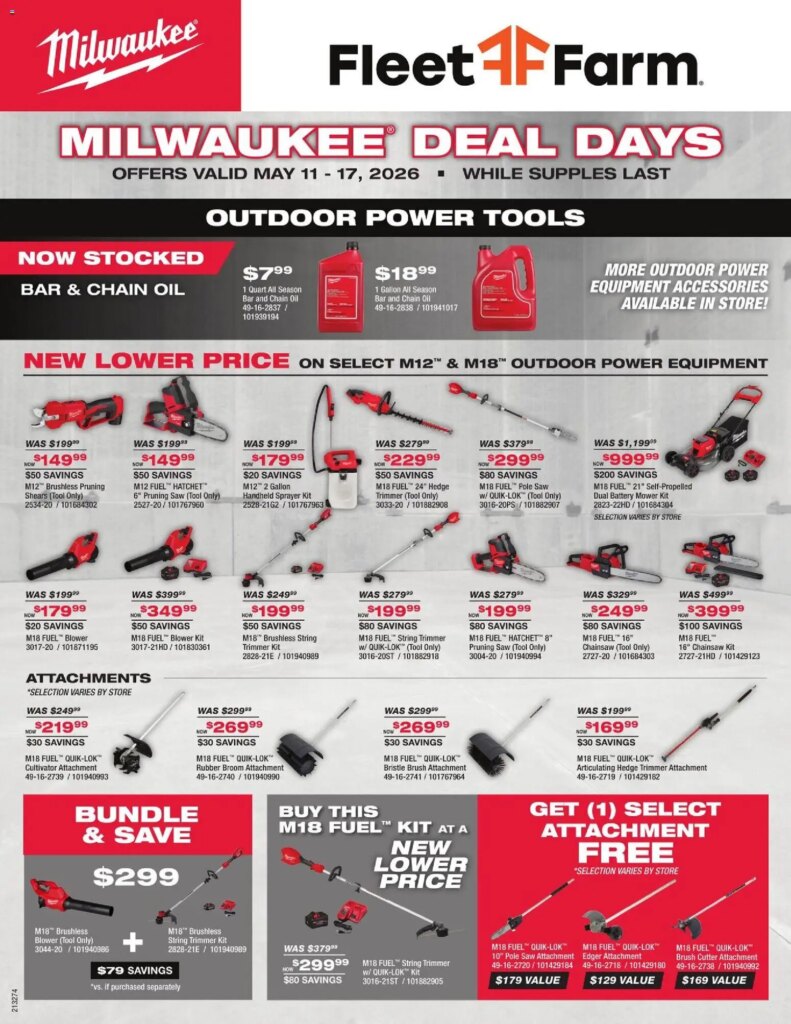 Mills Fleet Farm Milwaukee Deal Days May 11 to May 17 2026 This Week