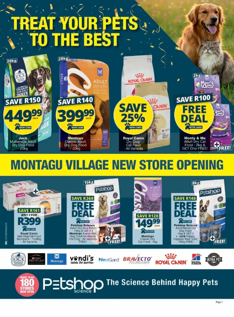 New Deals Await at Checkers – Eastern Cape – Petshop Science Montagu Village Store Opening, 28 April 2026!