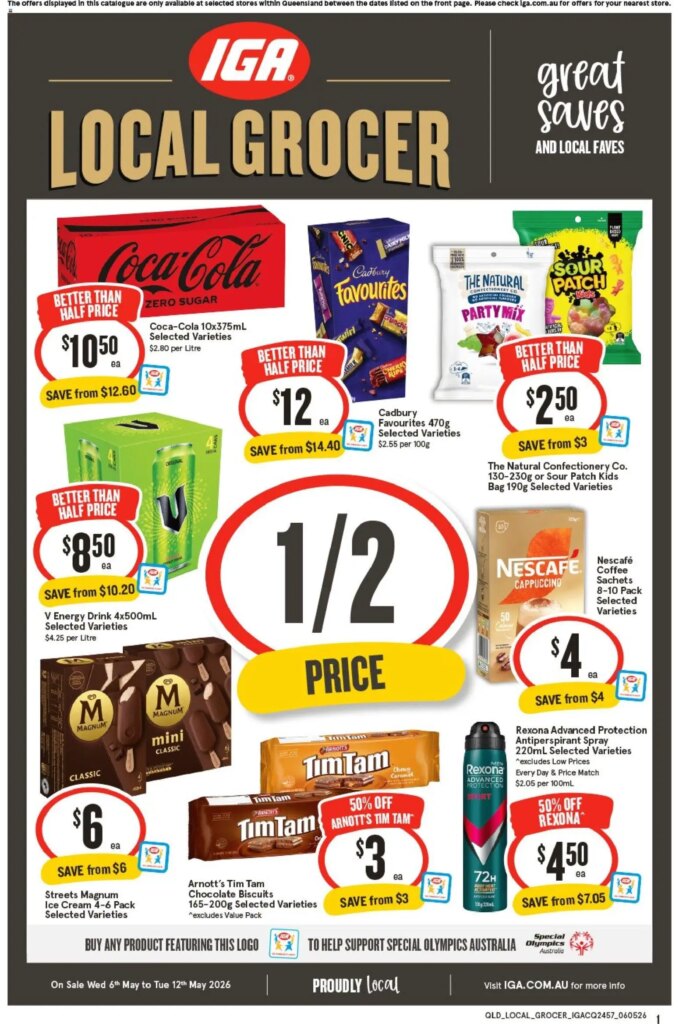 IGA Local Grocer QLD Catalogue This Week: Amazing Deals May 6 2026