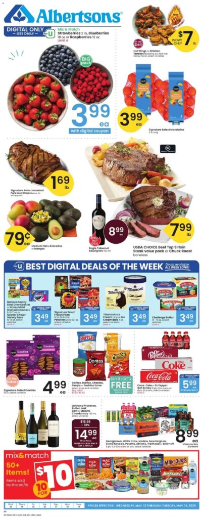Albertsons Weekly Ad This Week: May 13 to May 19 2026 Specials Await!