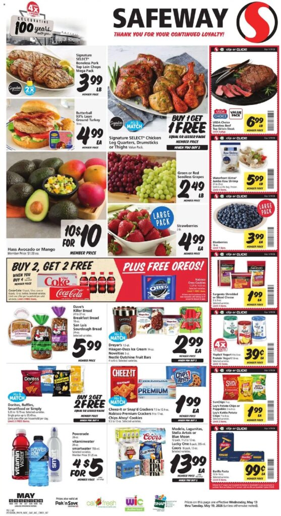Safeway Weekly Ad This Week May 13 to May 19 2026 – Incredible Deals Inside!