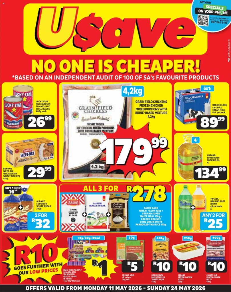Usave Specials: Special This Week – 11 May 2026 Savings Await!
