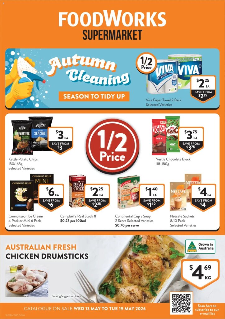 Foodworks Catalogue This Week: May 13 Deals & Specials!