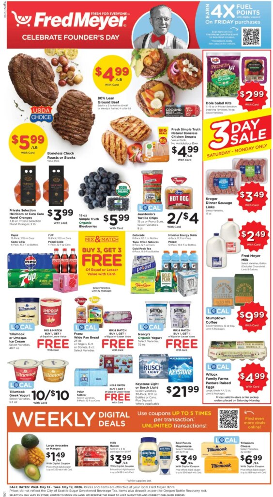 Fred Meyer Weekly Ad This Week May 13 to May 19 2026 – Great Savings Await!