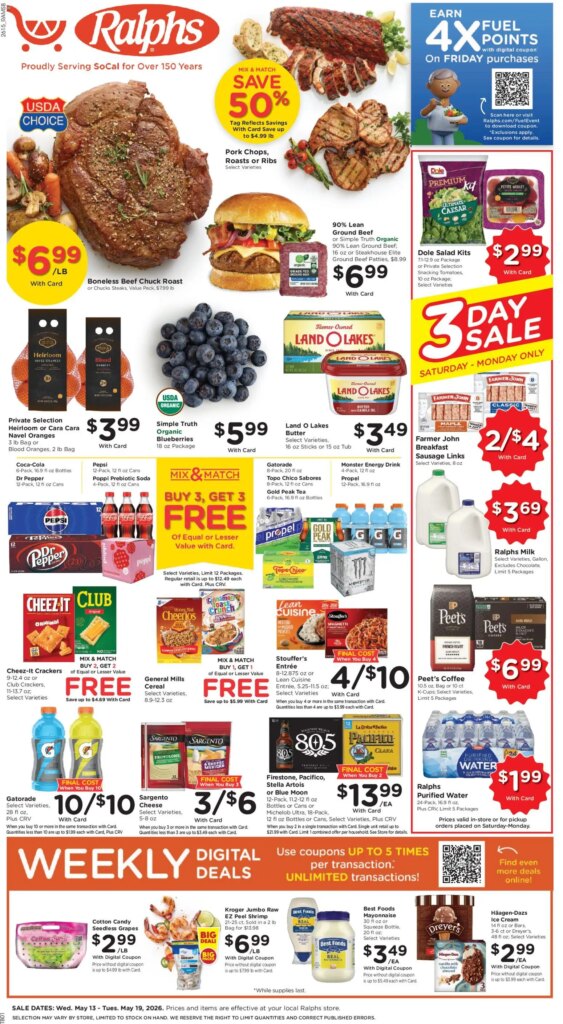 Ralphs Weekly Ad This Week May 13 to May 19 2026 – Amazing Deals Inside!