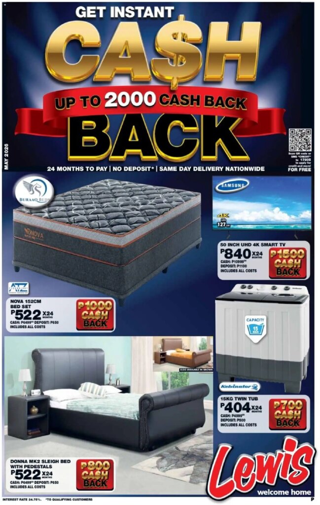 Lewis Stores Botswana Brochure: Special This Week – 11 May 2026