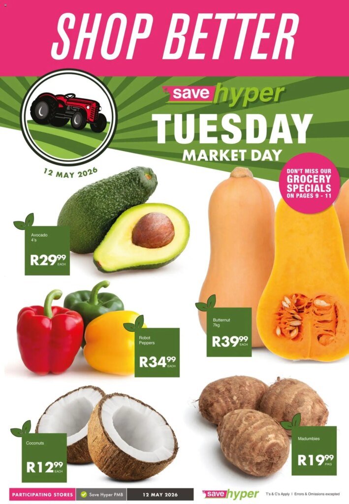 Unmissable Deals This Week: Save Market Day on 12 May 2026!