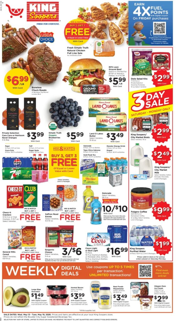 King Soopers Weekly Deals May 13 to May 19 2026 – Don’t Miss Out!