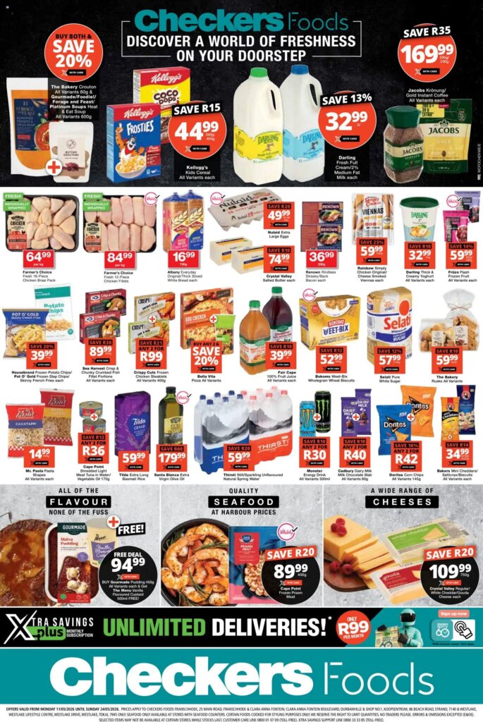 Checkers – Western Cape Specials This Week: 11 May 2026 Online Catalogue