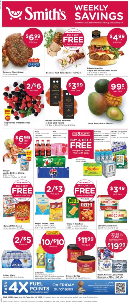 Smith’s Offers This Week: Amazing Deals May 13 to May 19 2026