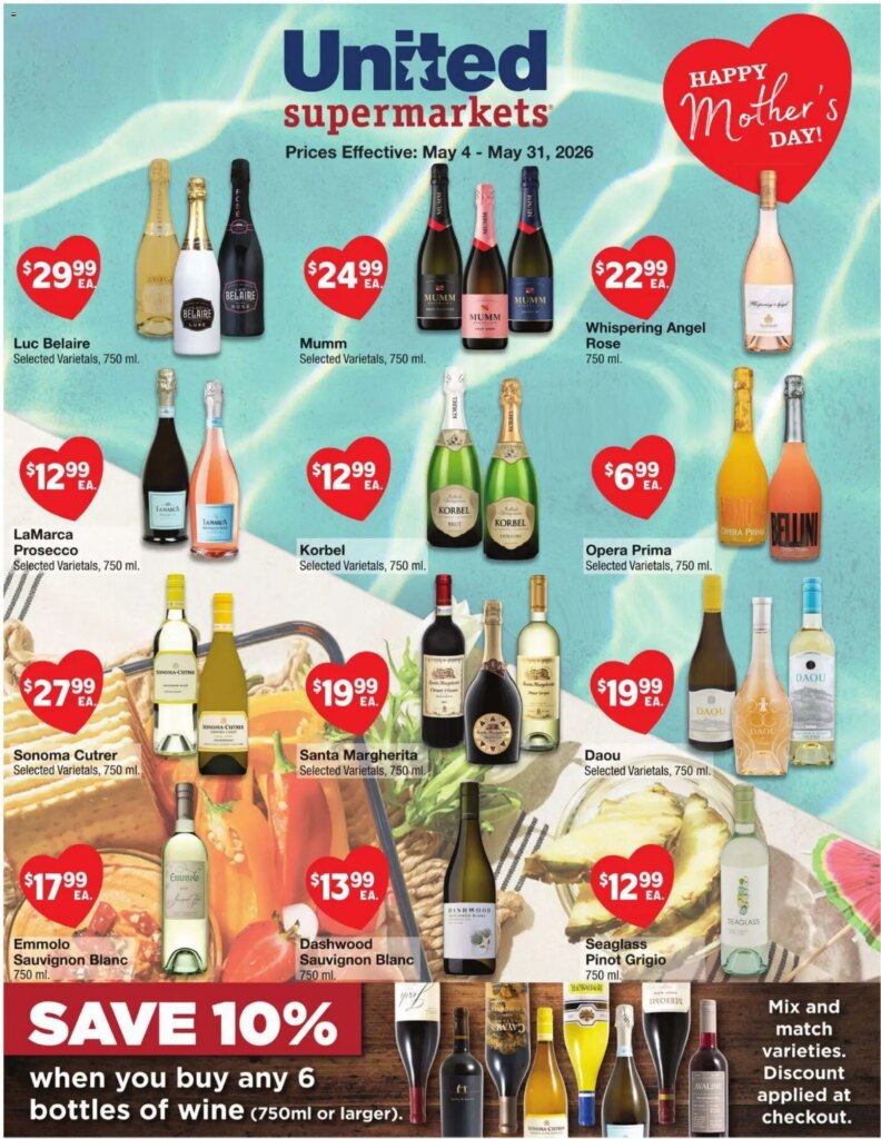 United Supermarkets May Alcohol Deals May 12 to May 31 2026 This Week