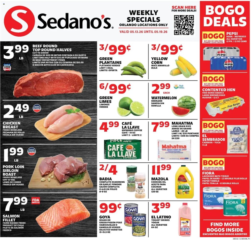 Sedano’s Weekly Ad This Week: Save Big May 13 to May 19 2026!